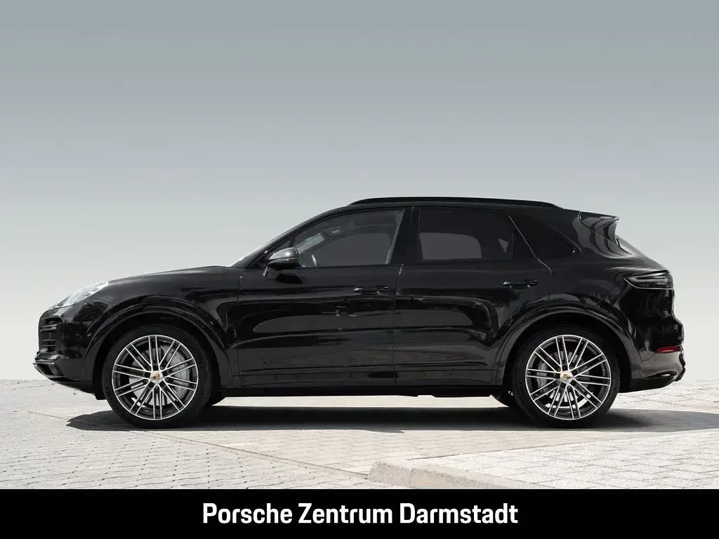 Gebraucht Porsche Cayenne Turbo 549 PS (403 kW) 2019 Tiefschwarz SUV