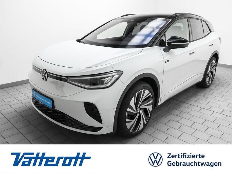 Gletscherweiss (metallic) Gebraucht 2024 VW ID.4 GTX SUV | 43.490 € (Fairer Preis) - Bild 1/4