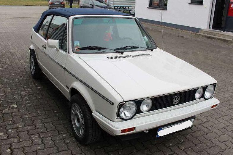 Gebraucht VW Golf Cabriolet 72 PS (52 kW) 1986 Weiß Cabrio