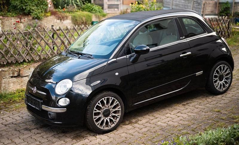 Schwarz Gebraucht 2010 Fiat 500C Lounge Cabrio | 5.500 € (Fairer Preis) - Bild 1/4