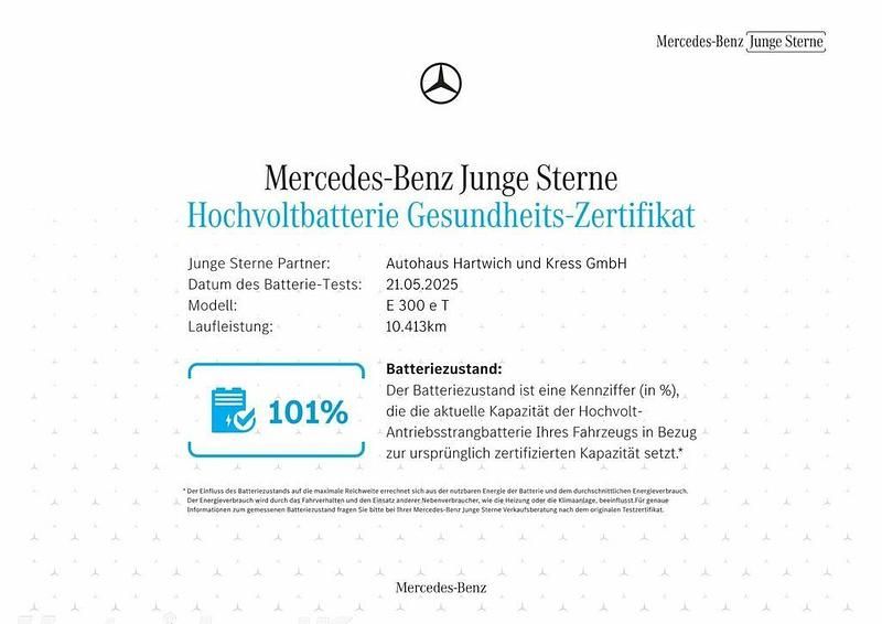 Gebraucht Mercedes E300 AMG Line Premium 313 PS (230 kW) 2024 Obsidianschwarz  lack Kombi