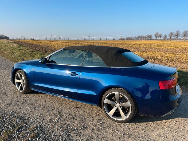 Blau Gebraucht 2014 Audi A5 Cabriolet S-Line Cabrio | 16.789 € (Fairer Preis) - Bild 1/4