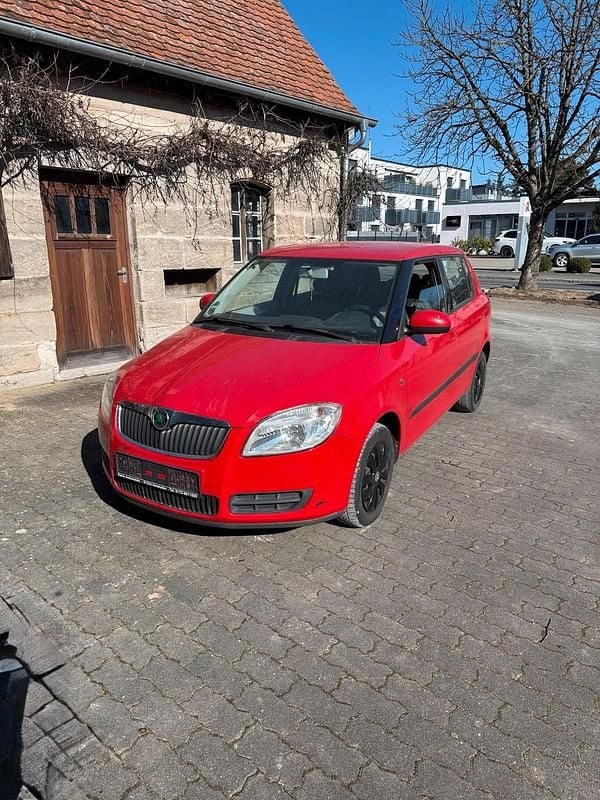 Gebraucht Skoda Fabia 60 PS (44 kW) 2007 Rot Kleinwagen