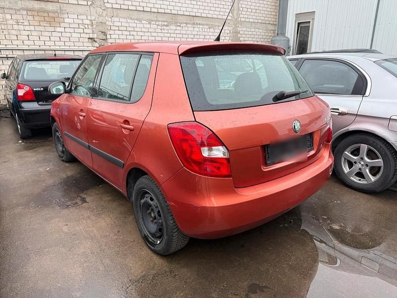 Gebraucht Skoda Fabia 2007 Orange Kleinwagen