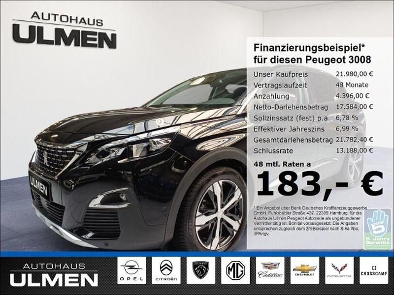 Gebraucht Peugeot 3008 Crossway 177 PS (130 kW) 2019 Schwarz SUV