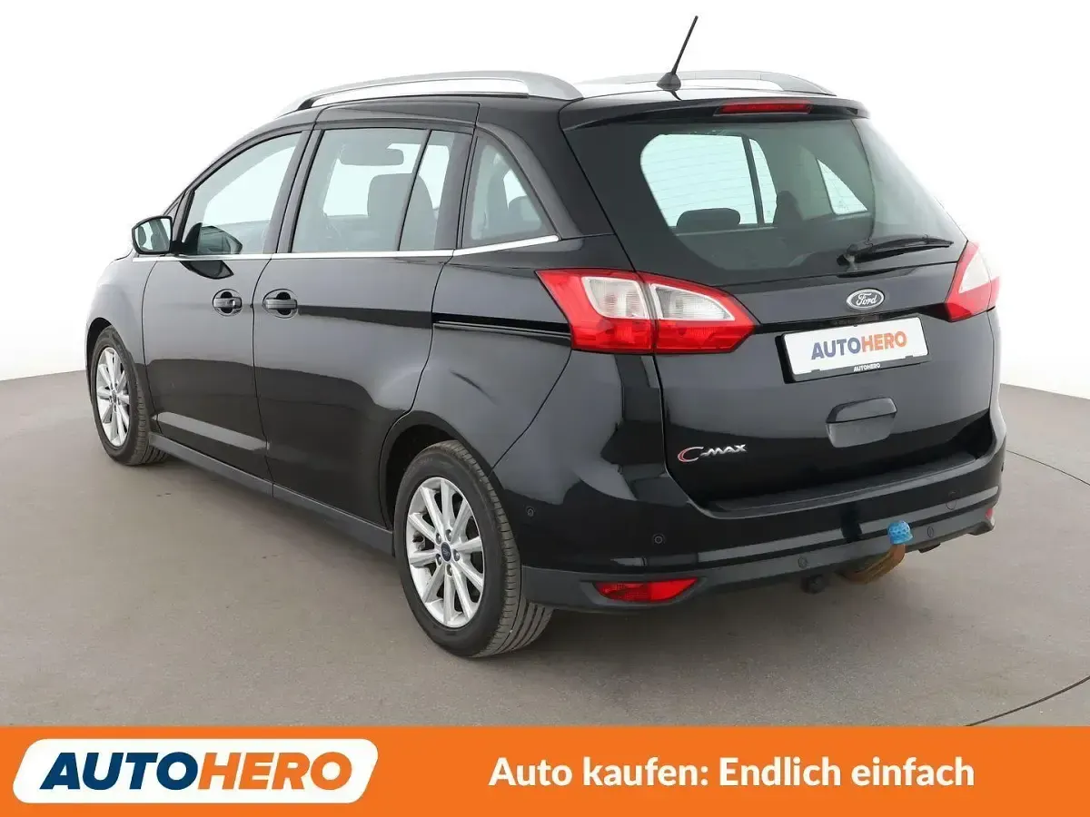 Gebraucht Ford Grand C-Max Titanium 150 PS (110 kW) 2018 Shadow black Van / Kleinbus