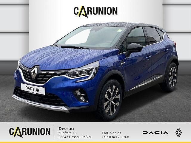 Ironblau metallic, black pearlschwarz metallic Gebraucht 2022 Renault Captur Techno SUV | 18.995 € (Fairer Preis) - Bild 1/2