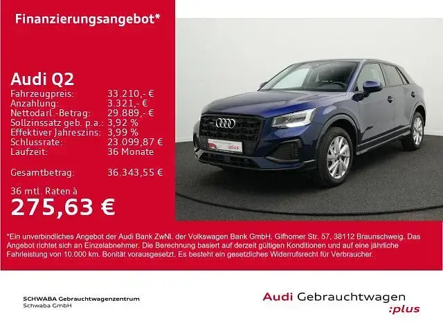 Gebraucht Audi Q2 Advanced Plus 190 PS (139 kW) 2025 Navarrablau metallic SUV