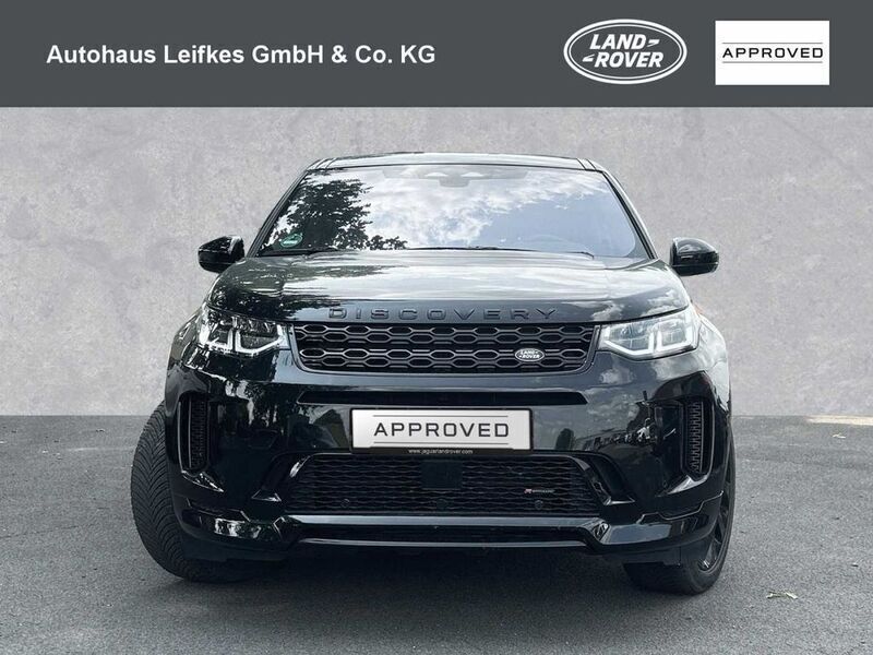Santorini black (metallic) Gebraucht 2022 Land Rover Discovery Sport R-Dynamic SUV | 38.900 € (Fairer Preis) - Bild 1/4