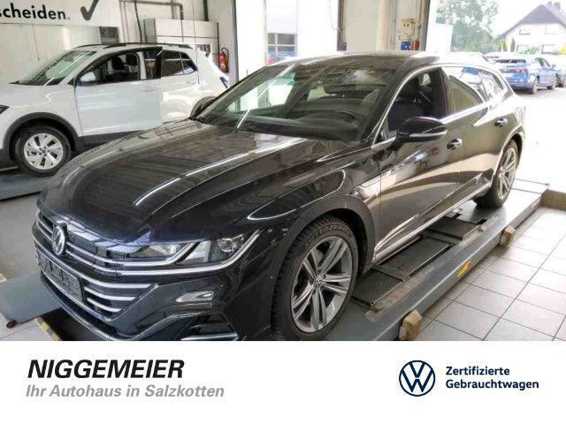 Deep black perleffekt (metallic) Gebraucht 2021 VW Arteon R-line Kombi | 29.595 € (Fairer Preis) - Bild 1/4