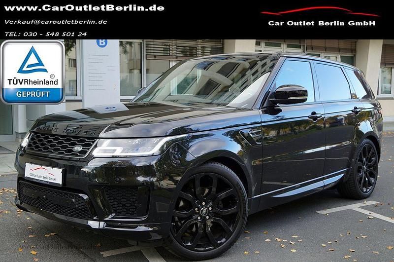 Santorini black Gebraucht 2019 Land Rover Range Rover Sport HSE Dynamic SUV | 47.950 € (Etwas zu teuer) - Bild 1/4