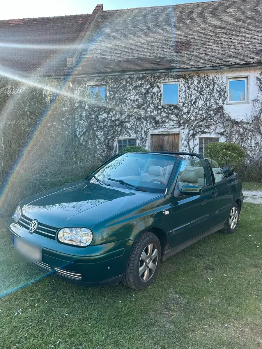 Gebraucht VW Golf Cabriolet 1999 Grün Cabrio
