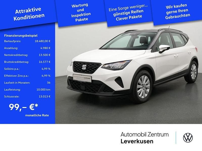 Candy weiss Gebraucht 2023 Seat Arona Style SUV | 18.480 € (Fairer Preis) - Bild 1/4
