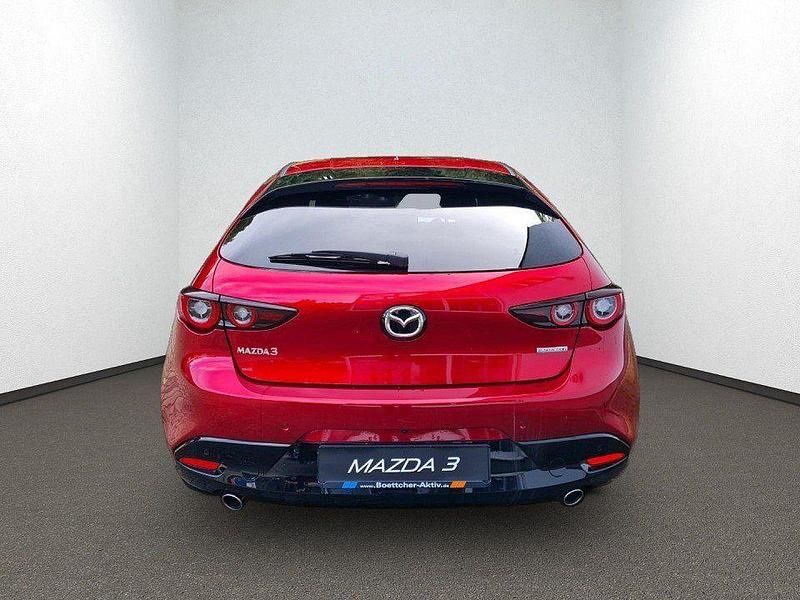 Neu Mazda 3 Exclusive 122 PS (89 kW) 2025 Rot Limousine