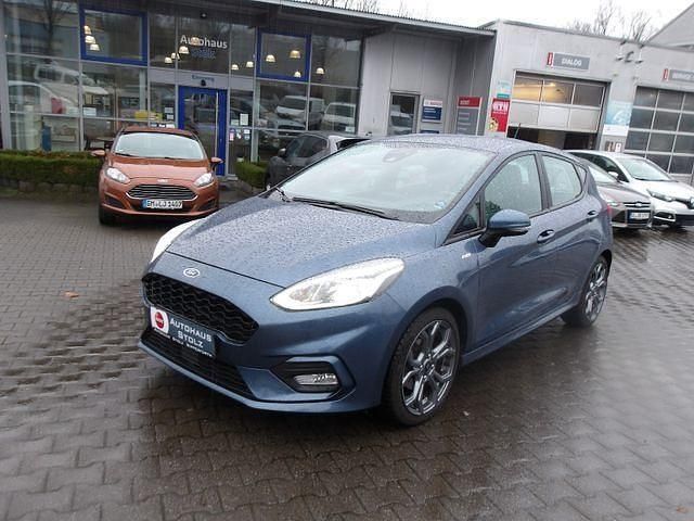 Blau Gebraucht 2020 Ford Fiesta ST-Line Kleinwagen | 12.477 € (Fairer Preis) - Bild 1/4
