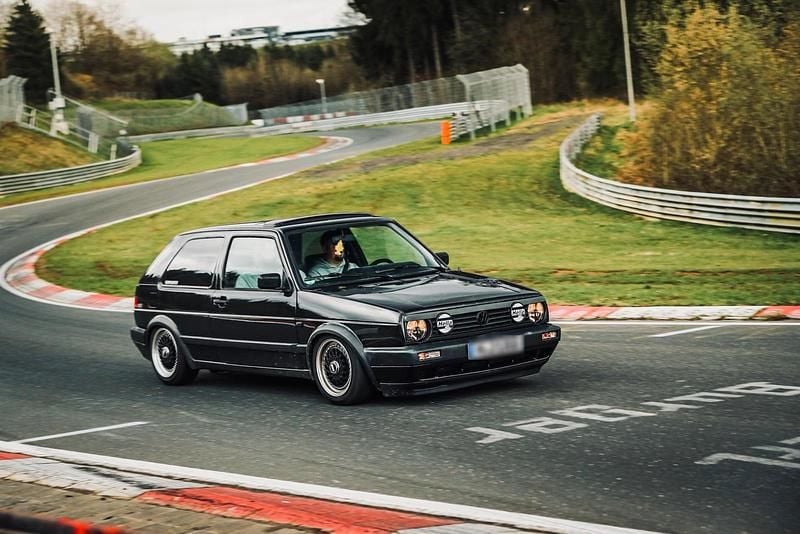 Gebraucht VW Golf II 55 PS (40 kW) 1991 Schwarz Kleinwagen