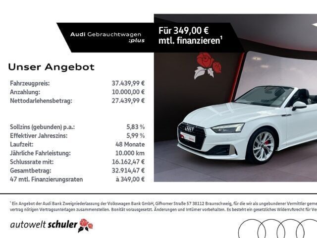 Gebraucht 2021 Audi A5 Advanced Plus Coupé | 34.890 € (Fairer Preis) - Bild 1/4