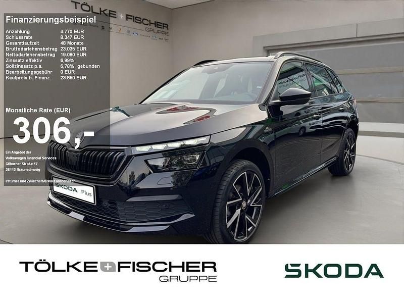 Schwarzmagic perleffekt (metallic) Gebraucht 2022 Skoda Kamiq Monte Carlo SUV | 23.850 € (Teuer) - Bild 1/4