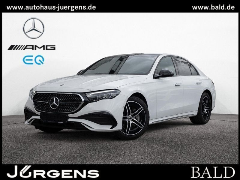 Weiss unilack polarweiss Gebraucht 2024 Mercedes E220 AMG Limousine | 61.490 € (Teuer) - Bild 1/4