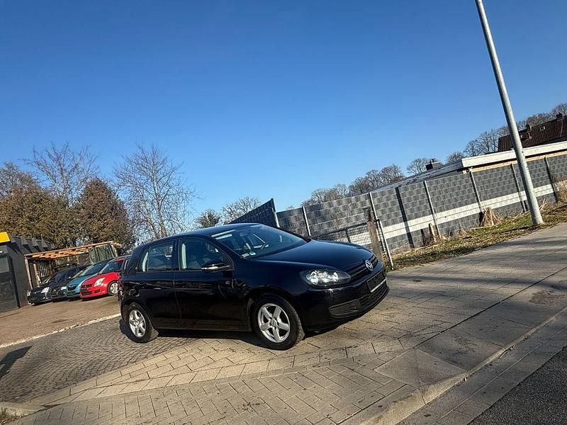 Gebraucht VW Golf VI Trendline 80 PS (58 kW) 2009 Schwarz Kleinwagen
