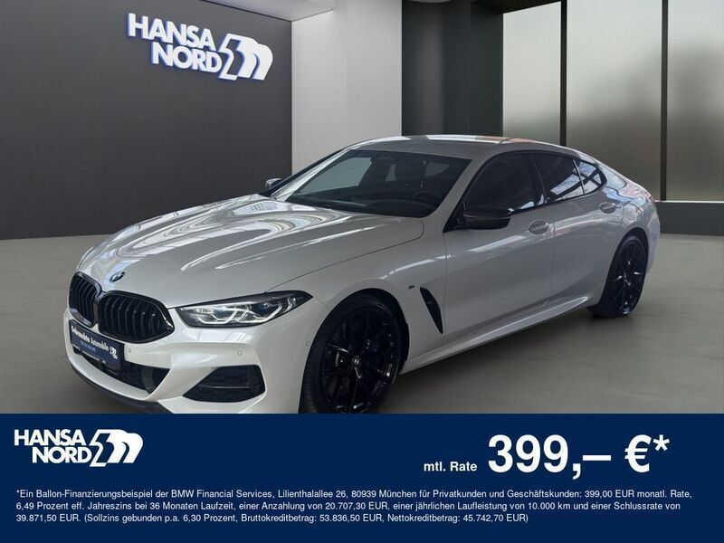 Weiss / mineralweiss (metallic) Gebraucht 2022 BMW M850 Performance Coupé | 66.450 € (Fairer Preis) - Bild 1/4
