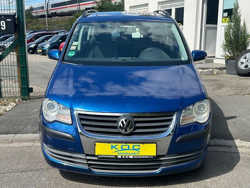 Gebraucht VW Touran Conceptline 140 PS (102 kW) 2007 Biscay blue Van / Kleinbus