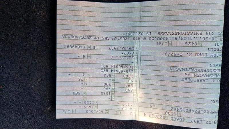 Gebraucht 1997 VW Golf Cabriolet Cabrio | 2.100 € (Fairer Preis) - Bild 1/4