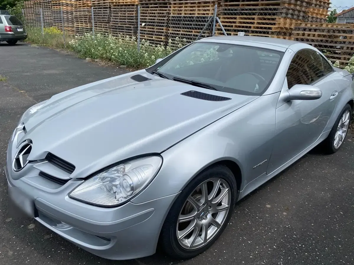 Gebraucht Mercedes SLK200 163 PS (119 kW) 2004 Silber Cabrio