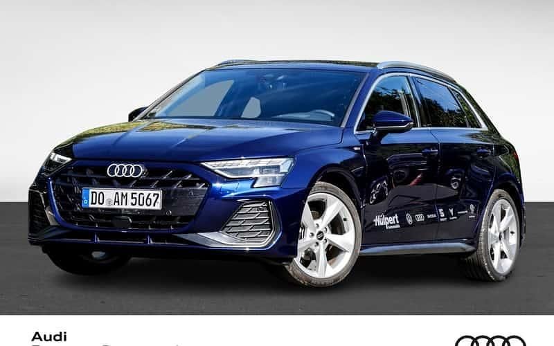 Blau Gebraucht 2025 Audi A3 Sportback S-Line Limousine | 37.404 € (Guter Preis) - Bild 1/4