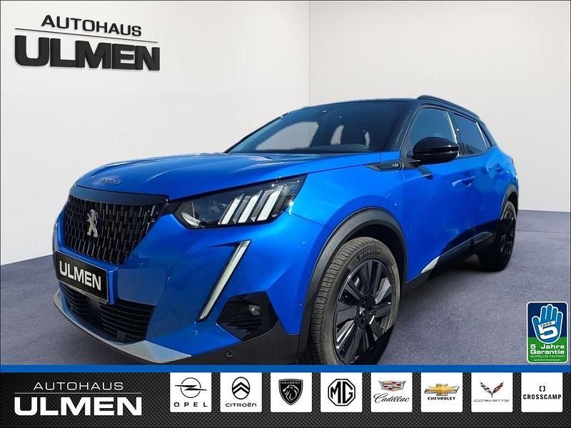 Blau Gebraucht 2021 Peugeot 2008 GT SUV | 22.980 € (Fairer Preis) - Bild 1/4