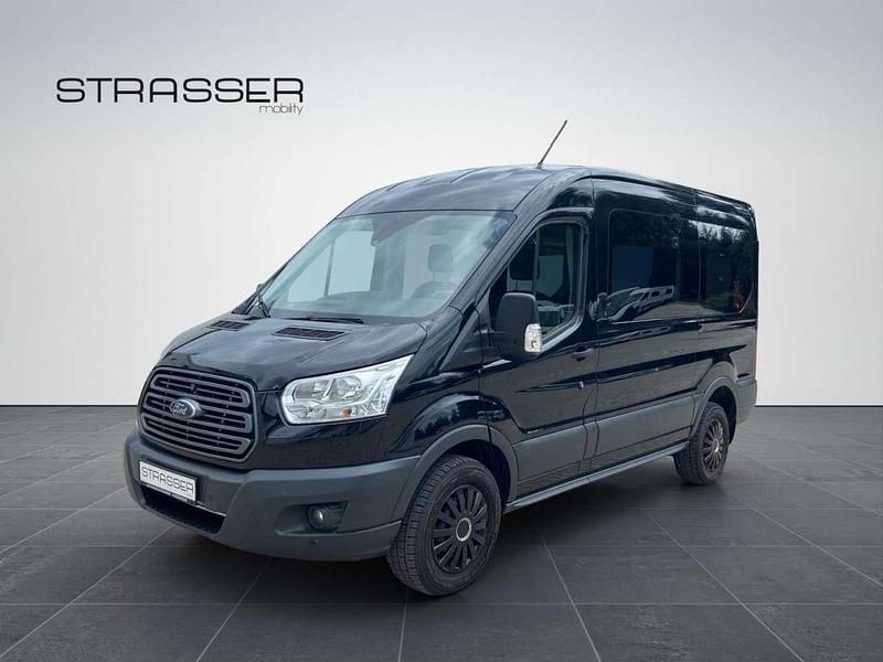 Iridiumschwarz Gebraucht 2018 Ford Transit Trend Kombi | 22.990 € (Teuer) - Bild 1/3