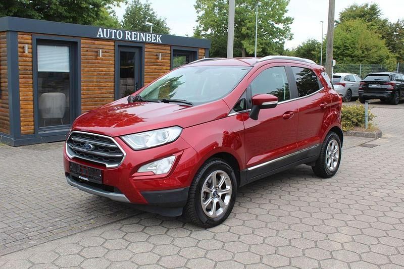 Rot Gebraucht 2018 Ford Ecosport Titanium SUV | 11.900 € (Superpreis) - Bild 1/4