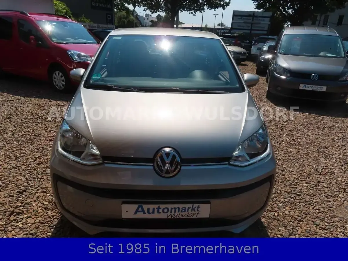 Gebraucht VW up! move up! 60 PS (44 kW) 2017 Silber Kleinwagen