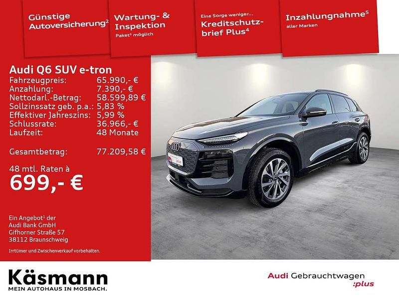 Gebraucht Audi Q6 e-tron S-Line 284 kW (387 PS) 2025 Magnetgrau SUV
