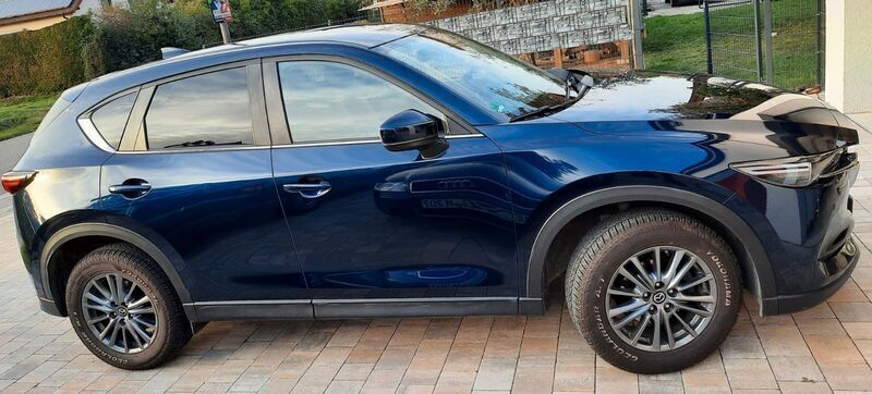 Gebraucht Mazda CX-5 Exclusive-Line 165 PS (121 kW) 2017 Blau SUV