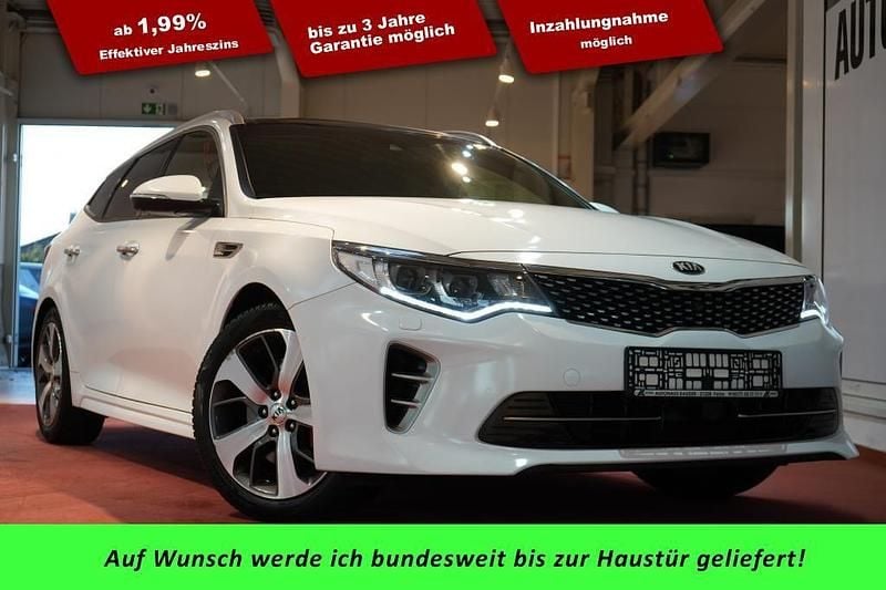 Schwarz Gebraucht 2017 Kia Optima Kombi | 16.980 € (Superpreis) - Bild 1/4