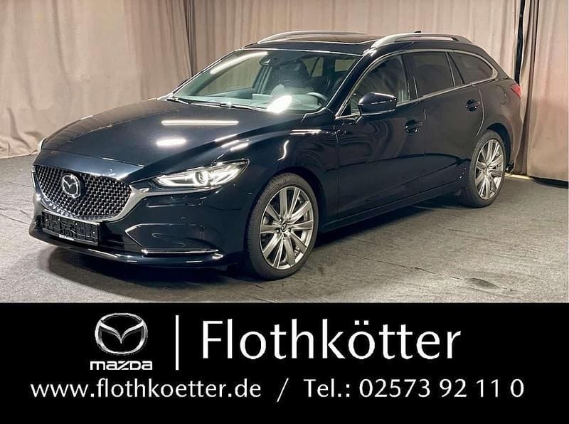 Jet black Gebraucht 2023 Mazda 6 Takumi-Line Kombi | 29.670 € (Guter Preis) - Bild 1/4
