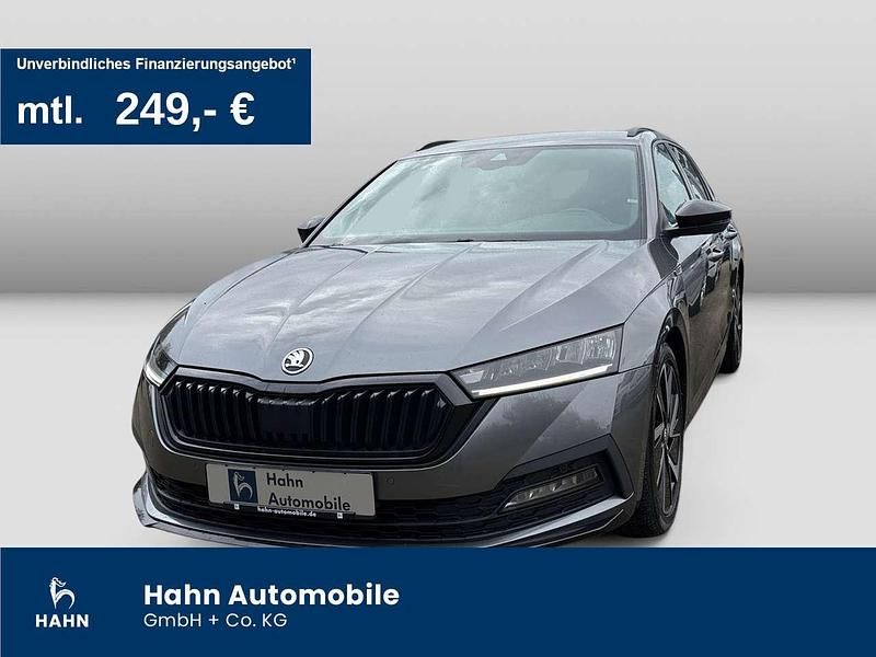 Graphitegrau metallic Gebraucht 2022 Skoda Octavia SportLine Kombi | 18.430 € (Fairer Preis) - Bild 1/3