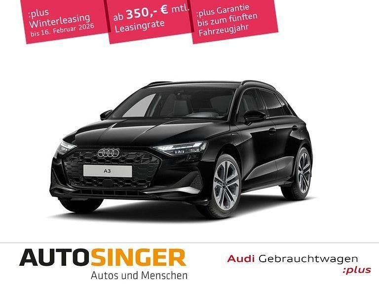 Mythosschwarz metallic Gebraucht 2025 Audi A3 Advanced Plus Limousine | 39.680 € (Etwas zu teuer) - Bild 1/4