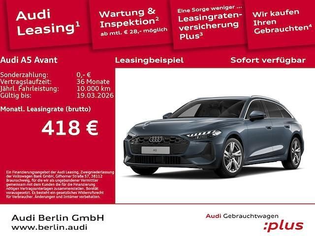 Gebraucht Audi A5 204 PS (150 kW) 2025 Horizontblau metallic Kombi