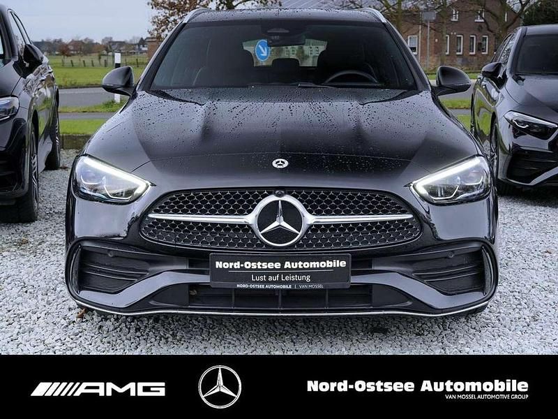 Gebraucht Mercedes C220 AMG 200 PS (147 kW) 2025 Obsidianschwarz metallic Kombi