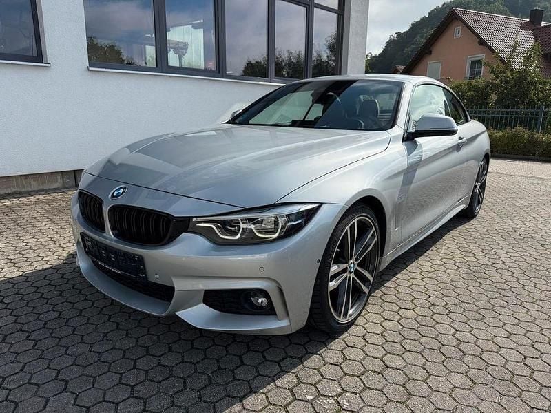 Silber Gebraucht 2018 BMW 420 M Sport Cabrio | 29.300 € (Fairer Preis) - Bild 1/4