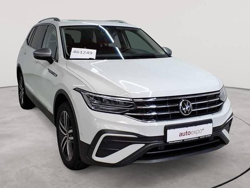 Pure white Gebraucht 2022 VW Tiguan Allspace Life SUV | 29.990 € (Guter Preis) - Bild 1/4