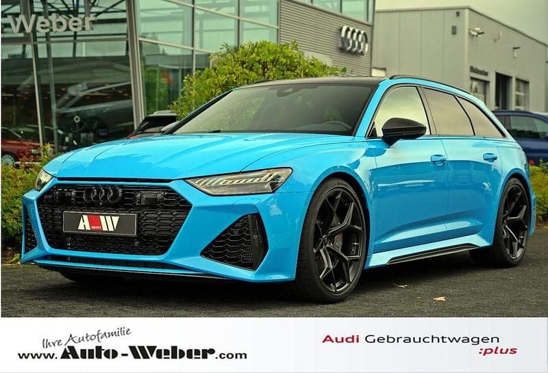 Blau Neu 2025 Audi RS6 Performance Limousine | 194.990 € - Bild 1/4