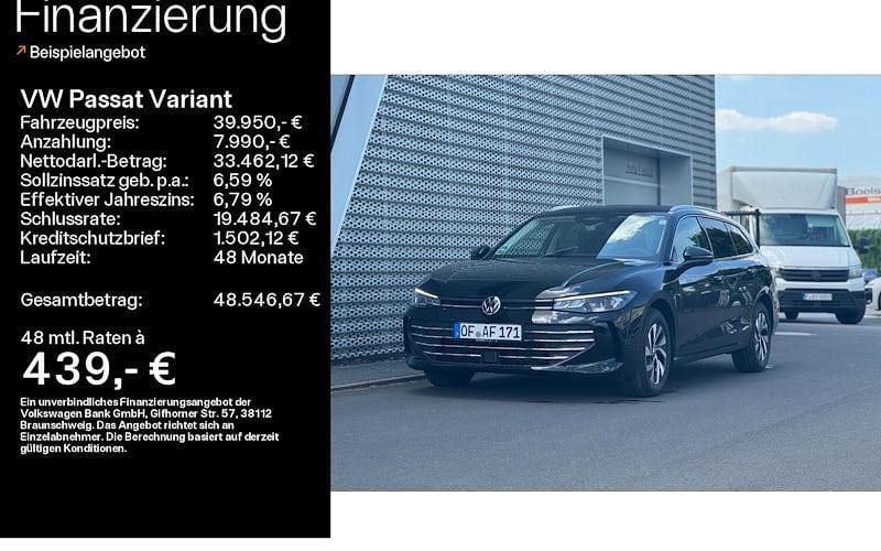 Schwarz Gebraucht 2025 VW Passat Business Kombi | 39.950 € (Superpreis) - Bild 1/4