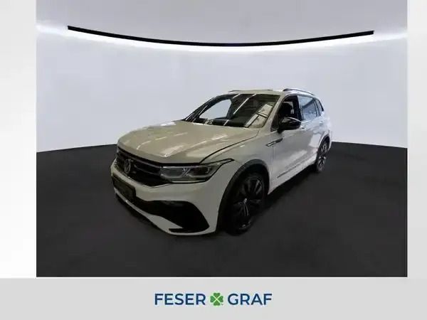 Oryxwhite perlmutteffekt Gebraucht 2022 VW Tiguan Allspace SUV | 36.950 € - Bild 1/4