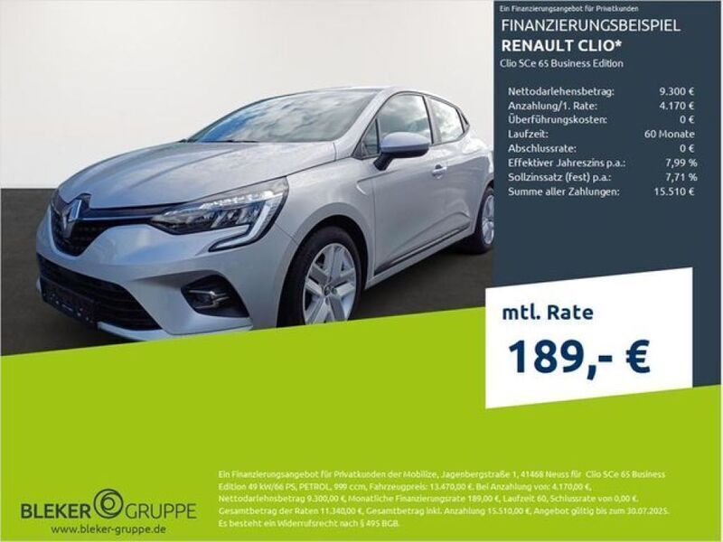Grau Gebraucht 2022 Renault Clio V Business Kleinwagen | 13.470 € (Fairer Preis) - Bild 1/3