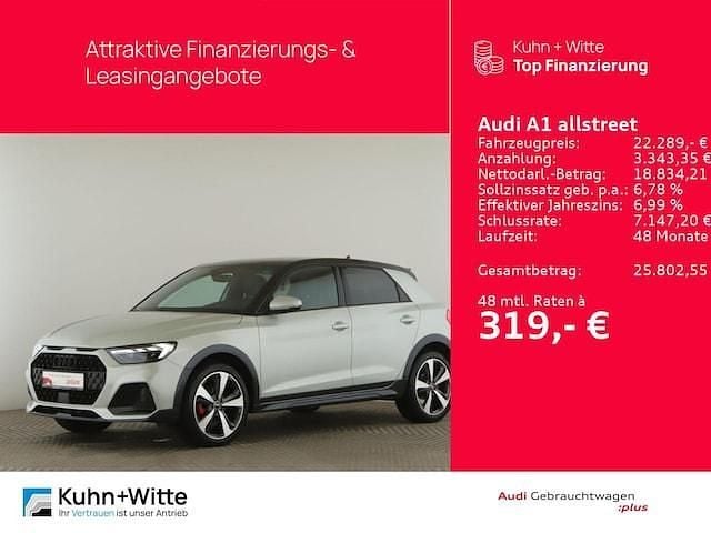 Tausilber metallic Gebraucht 2023 Audi A1 Ambiente Limousine | 22.289 € (Guter Preis) - Bild 1/3