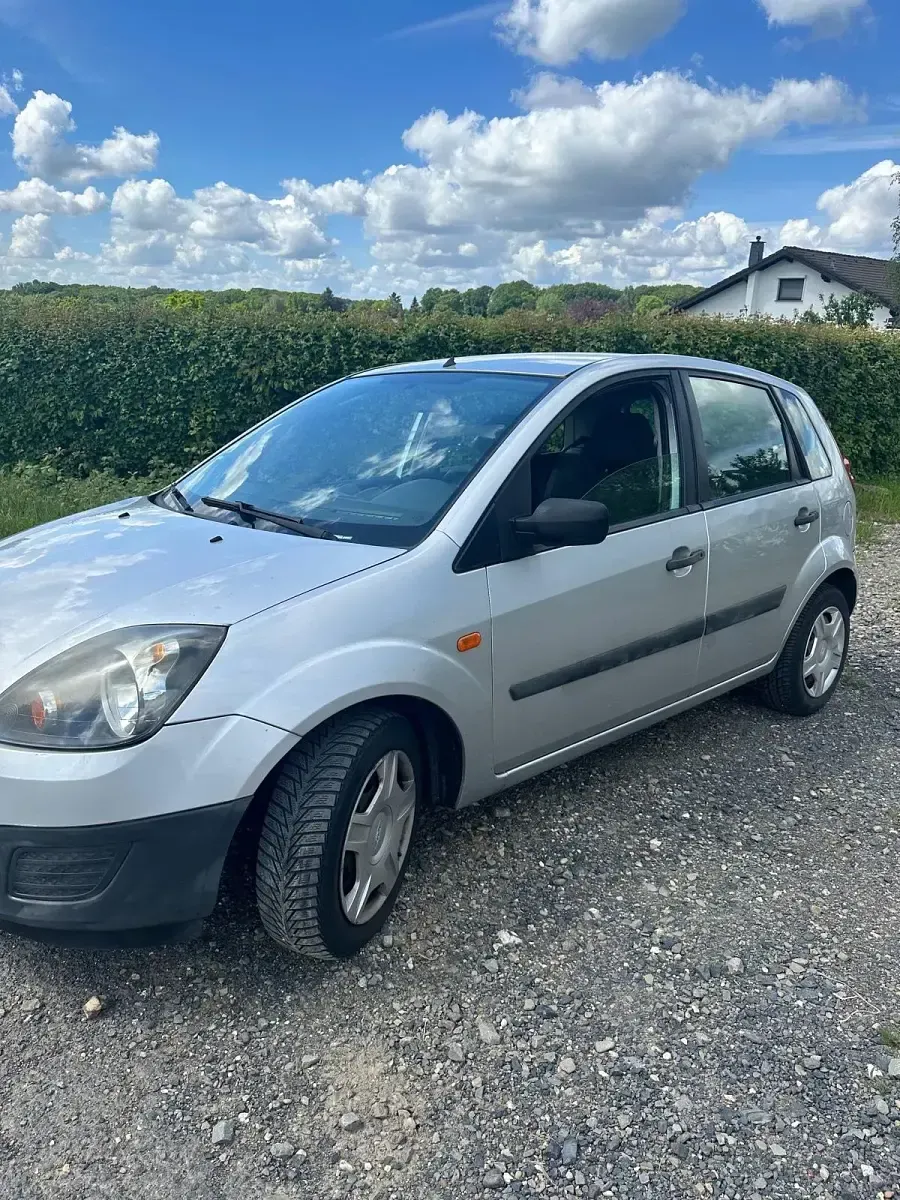 Używany Ford Fiesta 69 KM (50 kW) 2005 Srebrny Hatchback