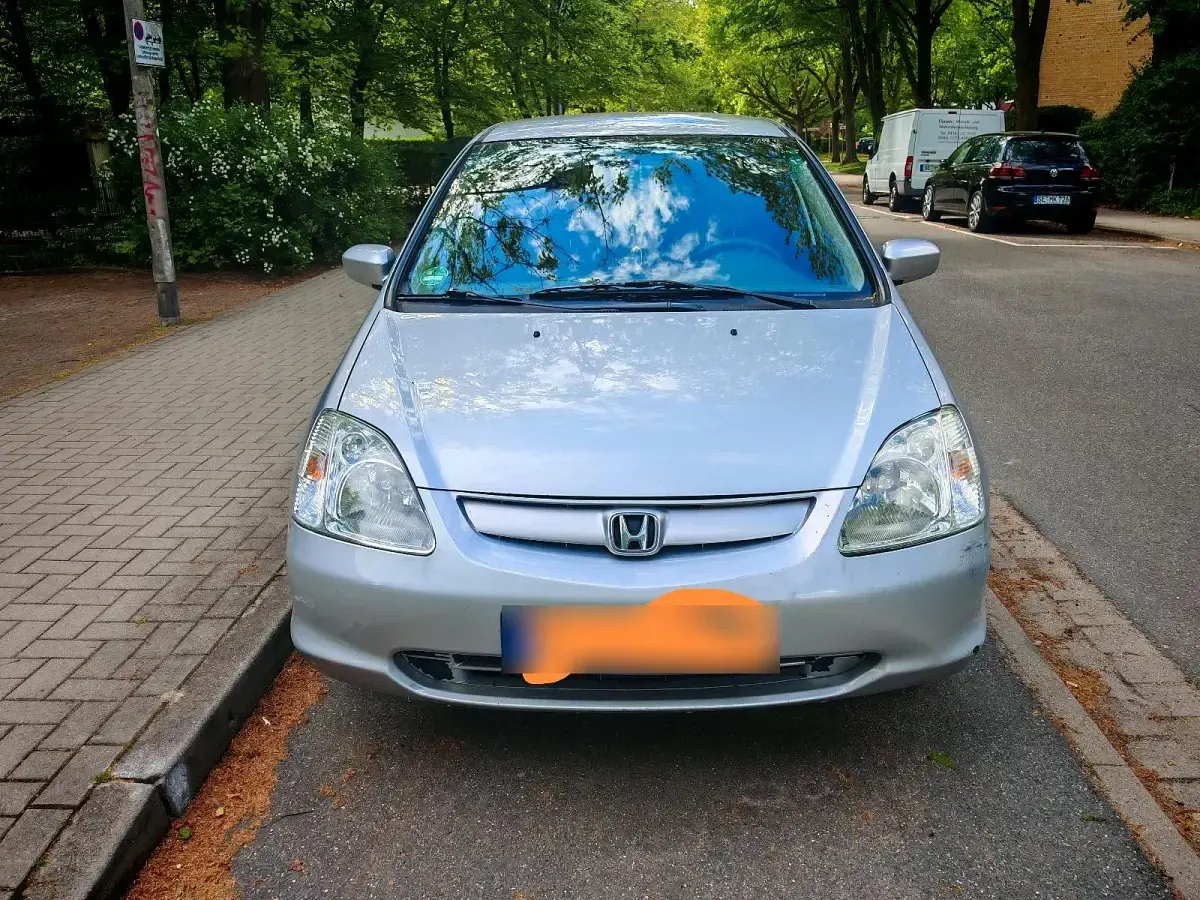 Gebraucht Honda Civic 90 PS (66 kW) 2002 Silber Kleinwagen